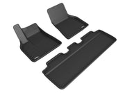 3D MAXpider 2020-2020 Tesla Model Y Kagu 1st & 2nd Row Floormats - Black | L1TL01701509