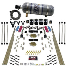 Load image into Gallery viewer, Nitrous Express 8 Cyl Dry Direct Port Dual Stage 4 Solenoids Nitrous Kit (200-600HP) w/Comp Bottle Nitrous Systems Nitrous Express

