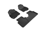 3D MAXpider 2017-2020 Honda CR-V Kagu 1st & 2nd Row Floormats - Black | L1HD08601509