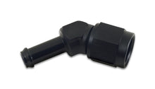 Load image into Gallery viewer, Vibrant -8AN to 1/2in Hose Barb 45 Degree Adapter - Anodized Black Fittings Vibrant
