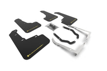 Load image into Gallery viewer, Rally Armor 18-23 Subaru Crosstrek Black UR Mud Flap w/Yellow Pearl Logo Mud Flaps Rally Armor   
