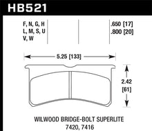 Load image into Gallery viewer, Hawk Wilwood Superlite HT-14 Race Brake Pads Brake Pads - Racing Hawk Performance   
