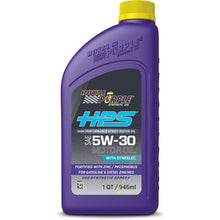 Load image into Gallery viewer, Royal Purple HPS Synthetic High Performance Street 5W-30 Motor Oil - 1 Quart Royal Purple

