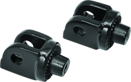 Kuryakyn Splined Adapter Mount Gloss Black Misc Powersports Kuryakyn   
