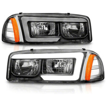 Load image into Gallery viewer, Raxiom 99-06 Chevrolet Sierra 1500 Axial Series LED DRL Headlights- Black Housing- Clear Lens | S523542
