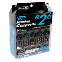 Load image into Gallery viewer, Project Kics 12X1.50 Black R26 Lug Nuts - 16+4
