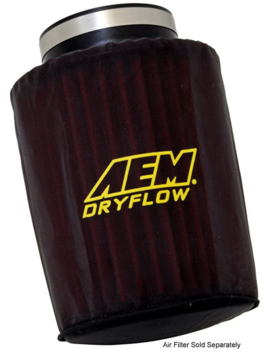 AEM Air Filter Wrap 6 in Base 5 1/8in Top 7 1/8 in Tall Pre-Filters AEM Induction