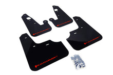 Load image into Gallery viewer, Rally Armor 07-17 Mitsubishi Lancer Black UR Mud Flap w/ Red Logo Mud Flaps Rally Armor   
