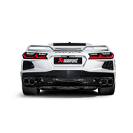 Akrapovic 2020 Chevrolet Corvette Stingray (C8) OPF/GPF Slip-On Line (Titanium) w/ Titanium Tips | S-CO/TI/4