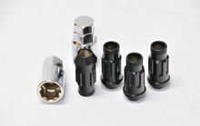 Load image into Gallery viewer, Wheel Mate Monster Open End Lug Nut Set of 4 - Black 1/2in Wheel Mate
