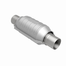 Load image into Gallery viewer, MagnaFlow Conv Univ 3in Inlet/Outlet Center/Center Round 9in Body L x 5.125in W x 13in Overall L
