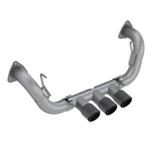 Load image into Gallery viewer, MBRP Exhaust S49003CF 2.5in. Cat-Back. Triple Centre Rear Exit. Valve Delete. T304. CF Tips Exhaust System Kit MBRP Exhaust
