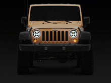 Load image into Gallery viewer, Raxiom 07-18 Jeep Wrangler Axial Series 7-Inch LED Headlights w DRL/ Black Housing - Clear Lens | J178741
