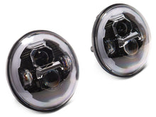 Load image into Gallery viewer, Raxiom 07-18 Jeep Wrangler Axial Series 7-Inch LED Headlights w DRL/ Black Housing - Clear Lens | J178741
