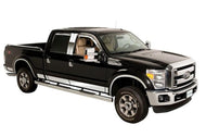 Putco 11-16 Ford SuperDuty - Crew Cab 8ft Long Box - 12pcs - 6.25in Wide SS Rocker Panels | 9751455