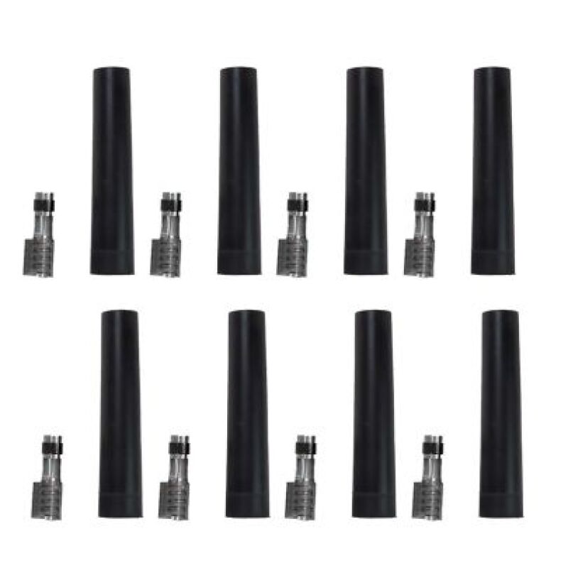 Moroso Ultra 40 Short Straight Ends Spark Plug Boot and Terminal Kit - Set of 8 Spark Plugs Moroso