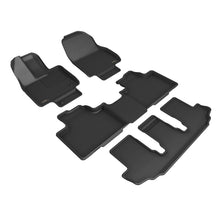 Load image into Gallery viewer, 3D MAXider 20-23 Toyota Highlander Hybrid Kagu Black Floor Mat - Row 1/2/3 3D MAXpider
