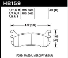 Load image into Gallery viewer, Hawk 03-05 Mazda Miata Rear ER-1 Brake Pad Set Brake Pads - Racing Hawk Performance   
