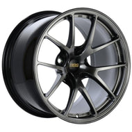 BBS RI-A 18x10.5 5x114.3 ET18 Diamond Black Wheel -82mm PFS/Clip Required | RIA006DB