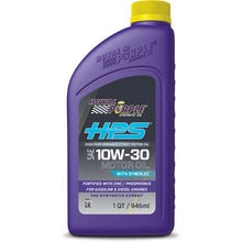 Load image into Gallery viewer, Royal Purple HPS Synthetic High Performance Street 10W-30 Motor Oil - 1 Quart Royal Purple
