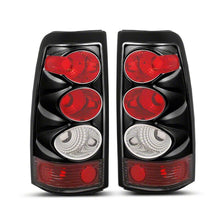 Load image into Gallery viewer, Raxiom 03-06 Chevrolet Silverado 1500 Fleetside Axial Series Tail Lights- Black- Clear Lens | S112708
