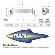 Load image into Gallery viewer, Westin B-FORCE LED Light Bar Double Row 12 inch Combo w/3W Cree - Black Westin
