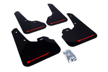 Load image into Gallery viewer, Rally Armor 10-13 Mazda3/Speed3 (Hatch/Sedan) Black UR Mud Flap w/Red Logo Mud Flaps Rally Armor   

