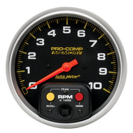 Autometer Pro-Comp 5 inch 10K RPM with Peak Memory In-Dash Tachometer | 6801