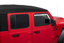 Load image into Gallery viewer, Putco 20-21 Jeep Gladiator JT/JL Element Chrome Window Visors (Front Only) Wind Deflectors Putco
