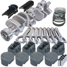 Load image into Gallery viewer, Eagle Chevy 350 1Pc 3.750in Crank 5.700in H-Beam -16cc Inv Dome 4.060in Pistons Balanced Assembly Eagle
