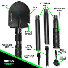 Load image into Gallery viewer, Rhino USA Camping Equipment Rhino USA Ultimate Survival Shovel
