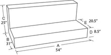 Load image into Gallery viewer, Tradesman Steel L-Shape Liquid Storage Tank (Full Size) - White Truck Boxes &amp; Storage Tradesman   
