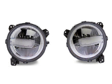 Load image into Gallery viewer, Raxiom 18-23 Jeep Wrangler JL Axial Series 9-In LED Headlights- Blk Housing (Clear Lens) Headlights Raxiom

