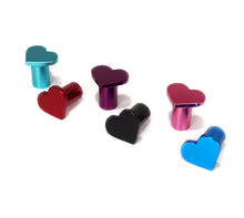 Load image into Gallery viewer, NRG Drift Button Heart Shape Lexus - Minty Fresh | DB-H004MF
