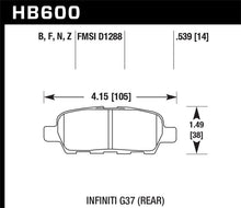 Load image into Gallery viewer, Hawk Infiniti G35 Sport/G37 / 08-10 Nissan Rogue / 07-09 Sentra SE-R / 10 Sentra SE-R M/T Performanc Brake Pads - Performance Hawk Performance   
