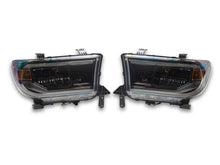 Load image into Gallery viewer, Raxiom 07-13 Toyota Tundra CXR Series LED Projector Headlights- Black Housing- Clear Lens | TU41737
