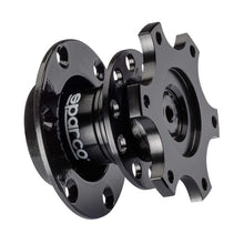 Load image into Gallery viewer, Sparco Steering Wheel Quick Release Tuning Blk
