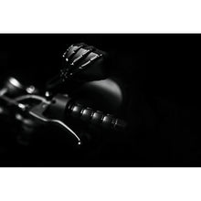 Load image into Gallery viewer, Kuryakyn Skeleton Hand Mirrors Black/Black Kuryakyn
