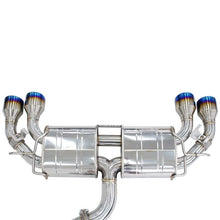 Load image into Gallery viewer, Invidia 2022+ Volkswagen Golf R MK8 76mm R400 Valved Cat Back Exhaust Rolled TI Tips | HS22GFR8GV4RT
