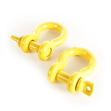 Load image into Gallery viewer, Rugged Ridge Yellow 3/4in D-Rings Rugged Ridge
