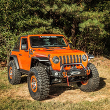 Load image into Gallery viewer, Rugged Ridge 18-22 Jeep Wrangler JL/JT Grille Arcus Front Bumper Stamped Steel Overrider Bar Rugged Ridge
