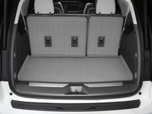 Load image into Gallery viewer, WeatherTech 20-25 Hyundai Telluride Behind Seating w/Bumper Protector SeatBack Cargo Liner - Grey | 421512IMSK
