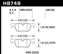 Load image into Gallery viewer, Hawk 13-14 BMW 328i/328i xDrive / 2014 428i/428i xDrive HP Plus Rear Brake Pads Brake Pads - Performance Hawk Performance   
