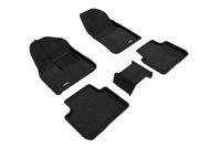 3D MAXpider 2023 Porsche Cayenne / 21-23 Porsche Cayenne Coupe Kagu 1st & 2nd Row Floormats - Black | L1PO01904709