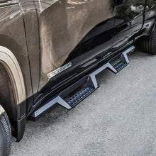 Load image into Gallery viewer, Westin 19-20 Chevrolet Silverado / GMC Sierra 1500 Double Cab HDX Drop Nerf Step Bars - Textured Blk Westin
