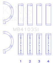 Load image into Gallery viewer, King Engine Bearings Chrysler 197 (Size +0.25mm) Main Bearing Set King Engine Bearings

