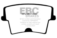 EBC 05-09 Chrysler 300 2.7 Ultimax2 Rear Brake Pads Brake Pads - OE EBC   