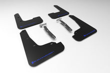 Load image into Gallery viewer, Rally Armor 21-23 Hyundai Elantra Black UR Mud Flap w/Blue Logo Mud Flaps Rally Armor   
