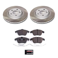 Power Stop 08-16 Volvo XC70 Front Semi-Coated Rotor Kit Brake Kits - Performance Blank PowerStop   