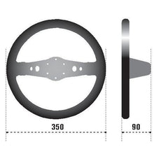 Load image into Gallery viewer, Sparco Steering Wheel 215 Suede Black | 015R215CSN
